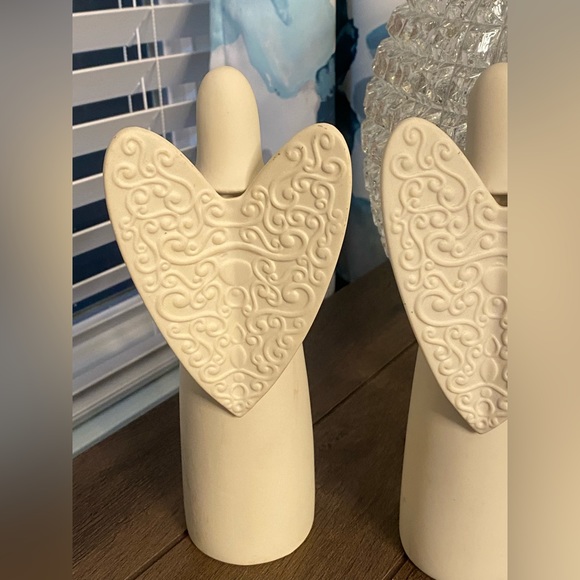 PartyLite Serenity Angel Candle Holder Lot of 3 - Picture 7 of 14